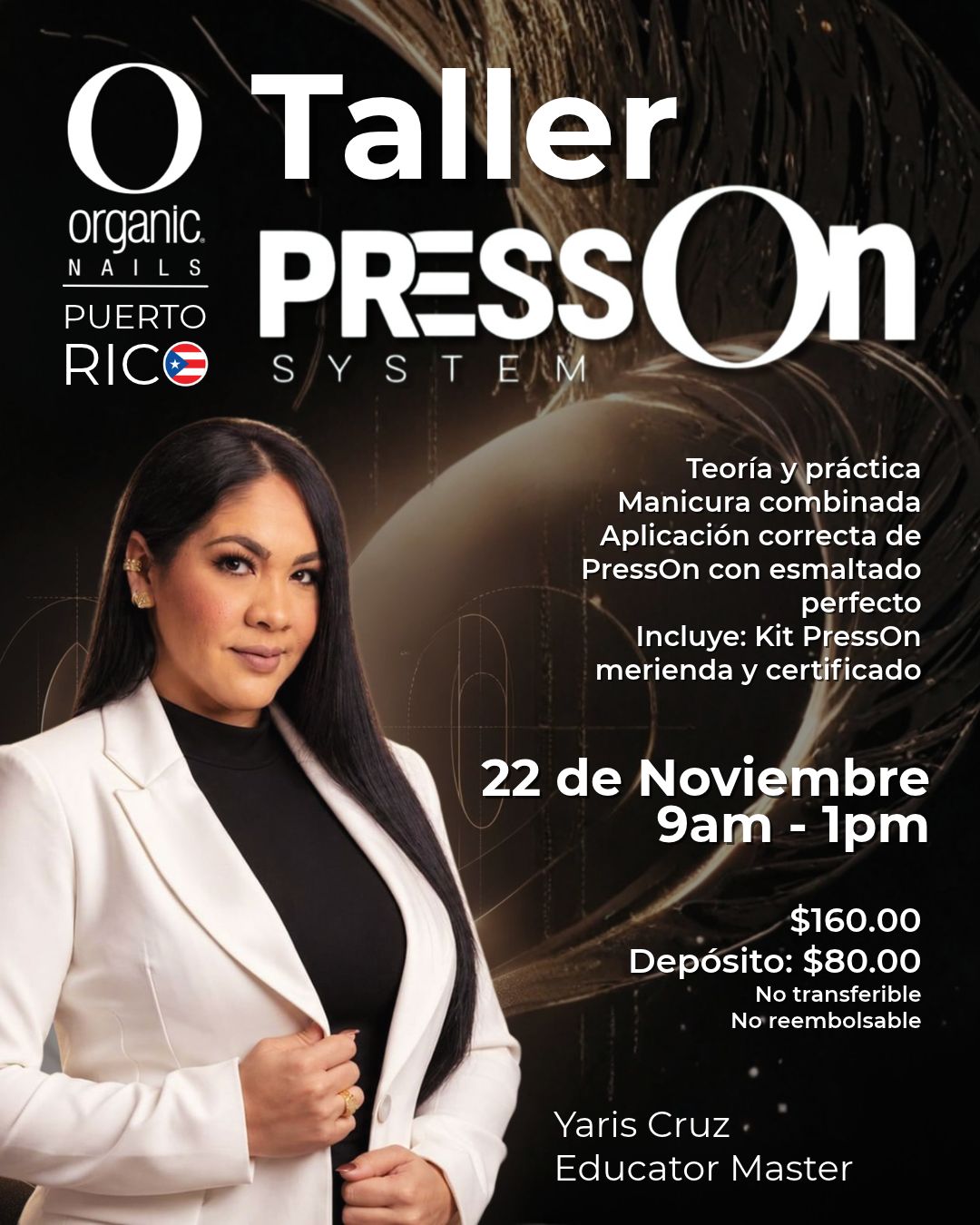 Organic nails Puerto Rico, Taller Press On